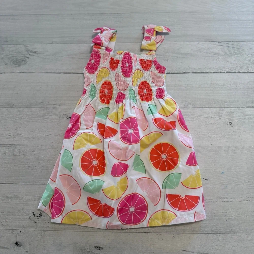 Gymboree baby girl lemon dress 6-12 months‎ NEW